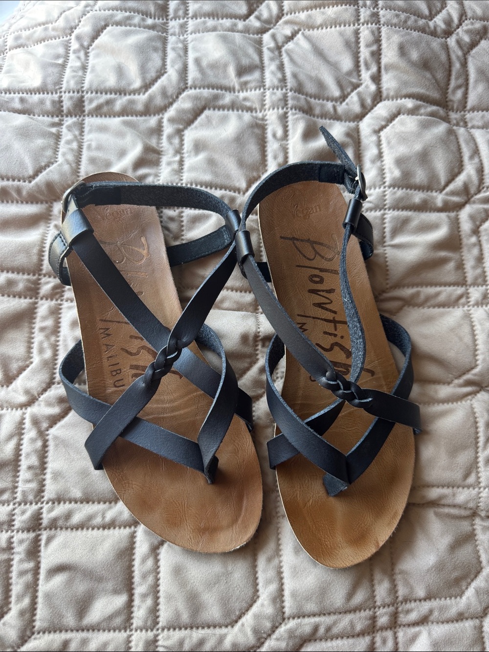 Women’s Black Knotted Strappy Sandals - Blowfish Malibu